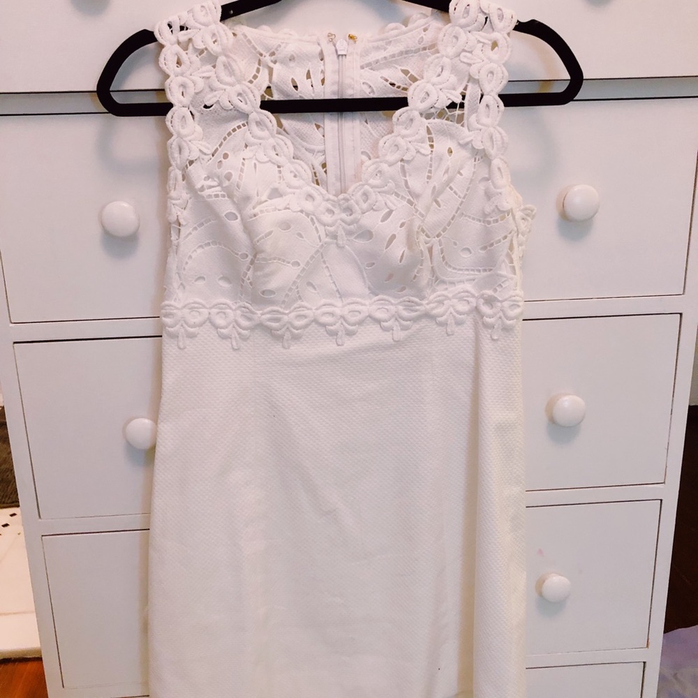 Lily Pulitzer White Lace Dress WORN ONCE